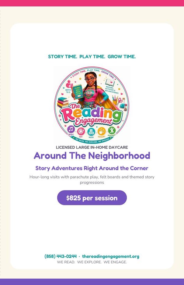 Around The Neighborhood brochure — front cover